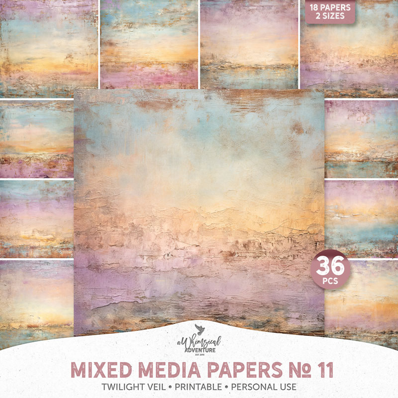 Mixed Media Papers No 11 Twilight Veil