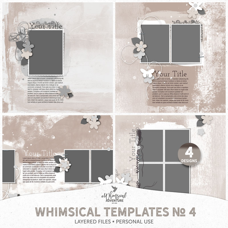 Whimsical Templates No 4