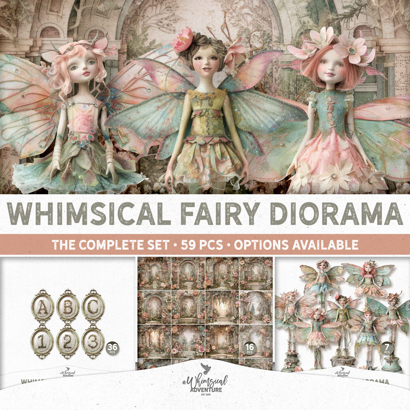 Whimsical Fairy Diorama (Select Option)