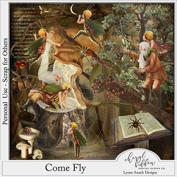 Come Fly Digital Art Kit