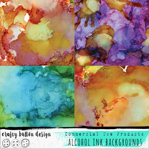 Alcohol Ink Backgrounds for Commercial Use