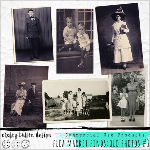 Flea Market Finds: Old Photos no.3 for Commercial Use 