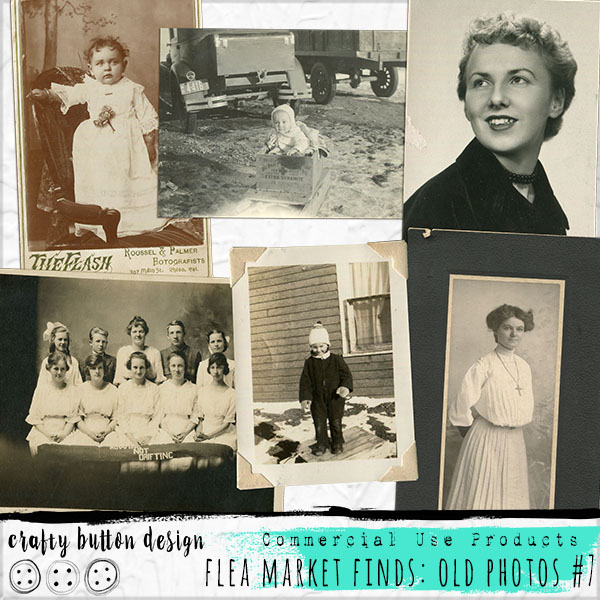 Flea Market Finds: Old Photos no.7 for Commercial Use  