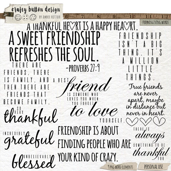 Friendsgiving Words