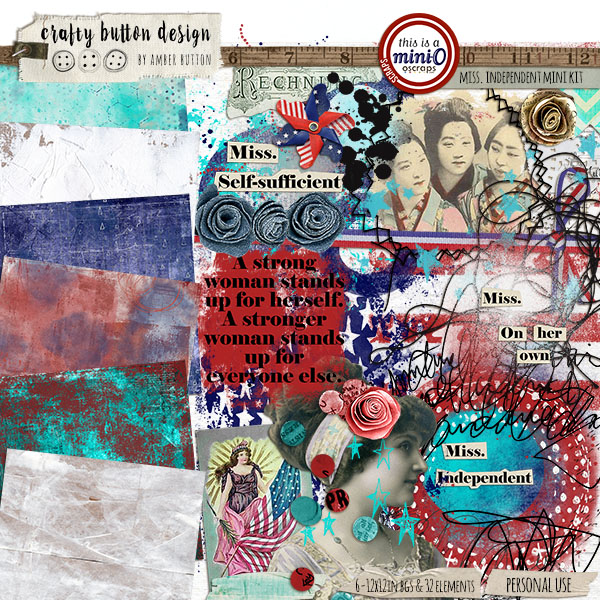 Miss Independent Mini Art Journaling Kit