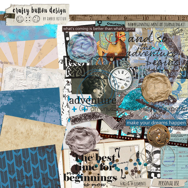 New Beginnings Mini Art Journaling Kit