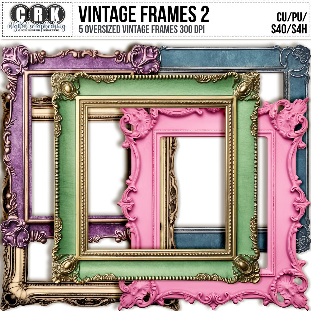 (CU) Vintage Frames 02 by CRK  