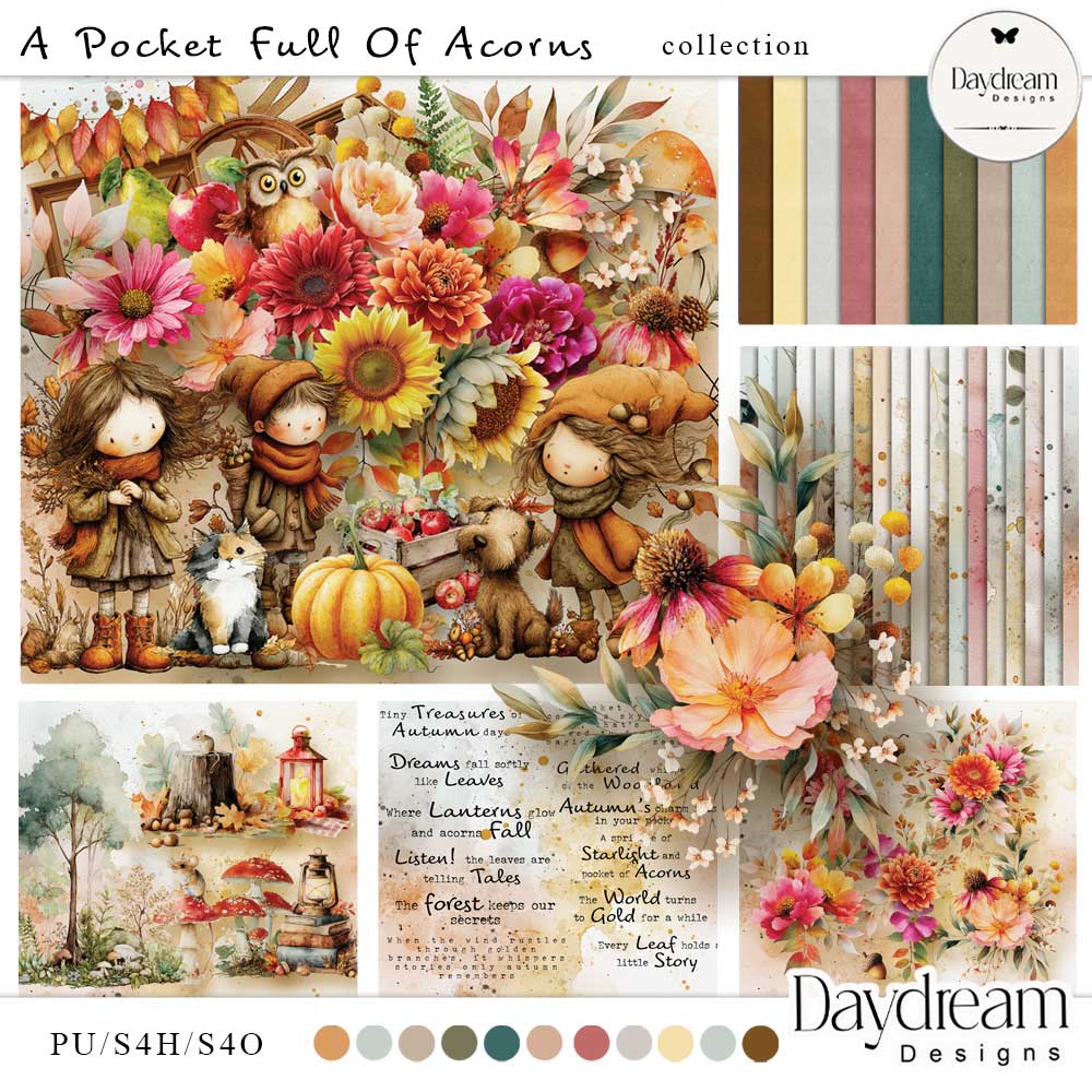 A Pocket Full Of Acorns Collection by Daydream Designs   