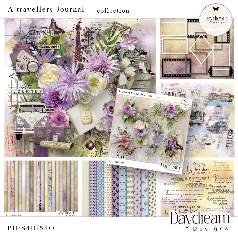 A Travellers Journal Collection by Daydream Designs  