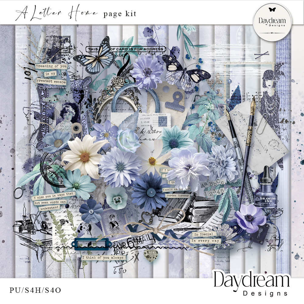 A Letter Home Page Kit by Daydream Designs