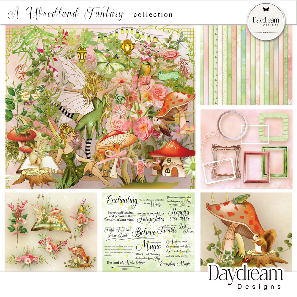 A Woodland Fantasy Collection by Daydream Designs