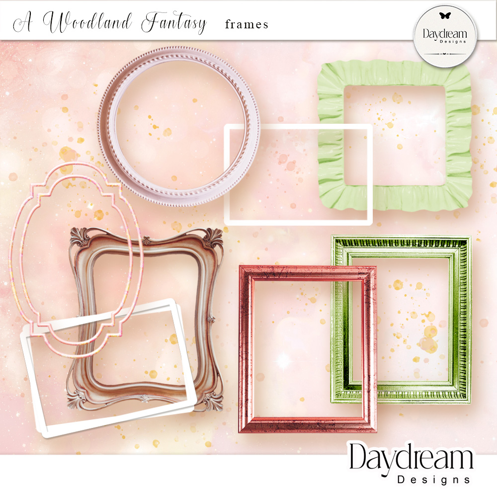 A Woodland Fantasy Frames by Daydream Designs