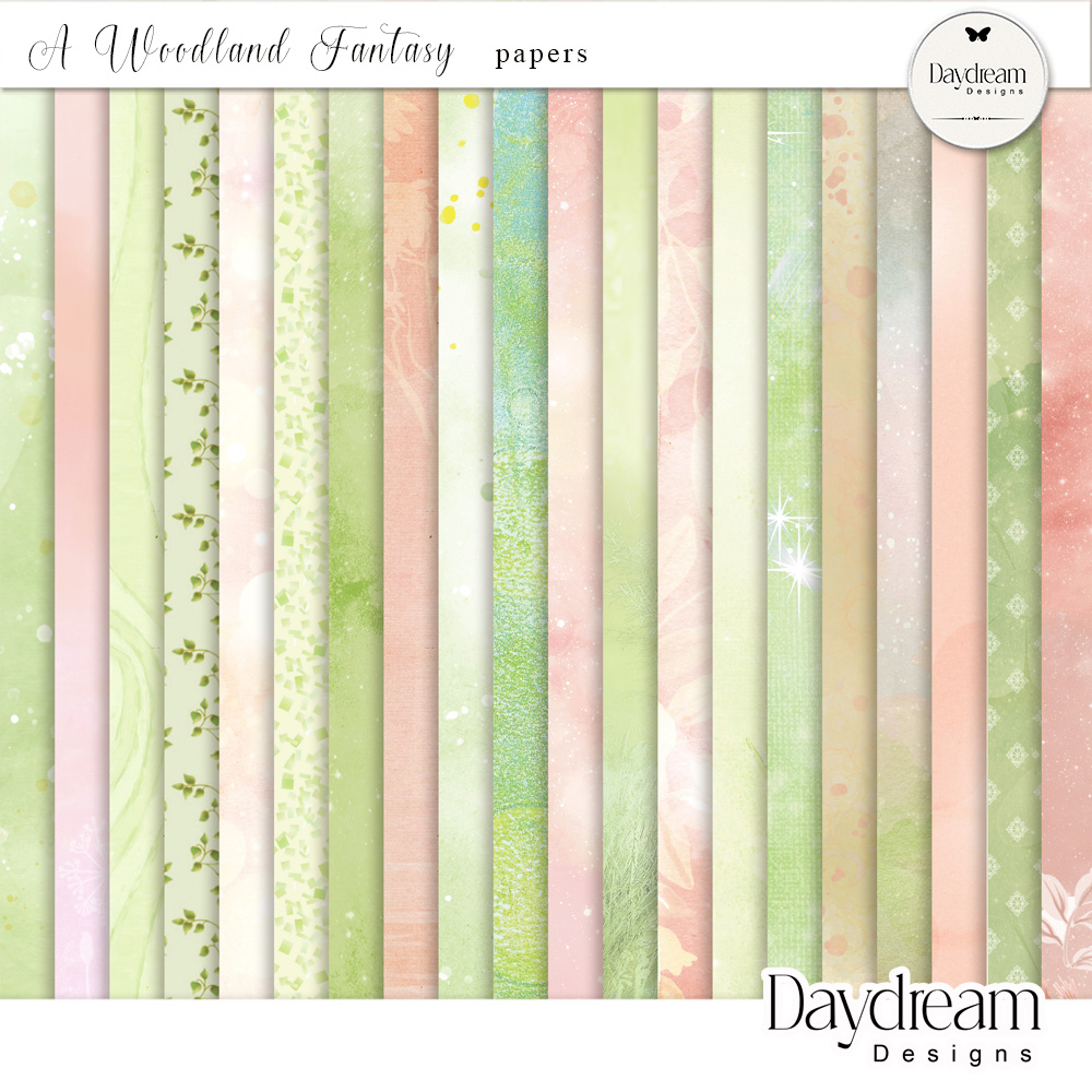 A Woodland Fantasy Artistic Papers by Daydream Designs