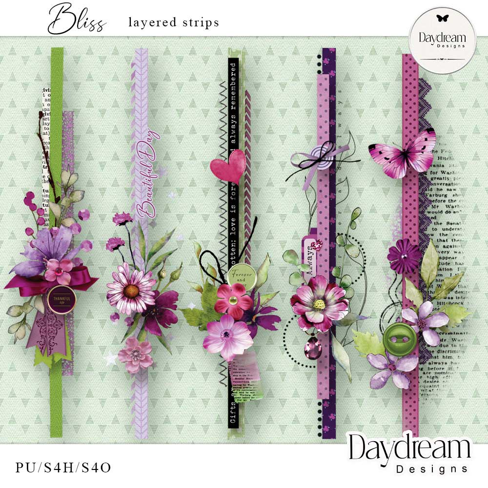Bliss Layered Strips by Daydream Designs   