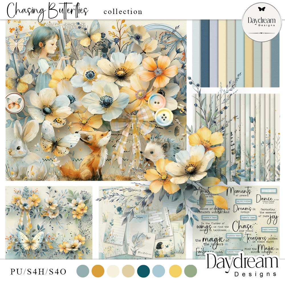 Chasing Butterflies Collection by Daydream Designs     