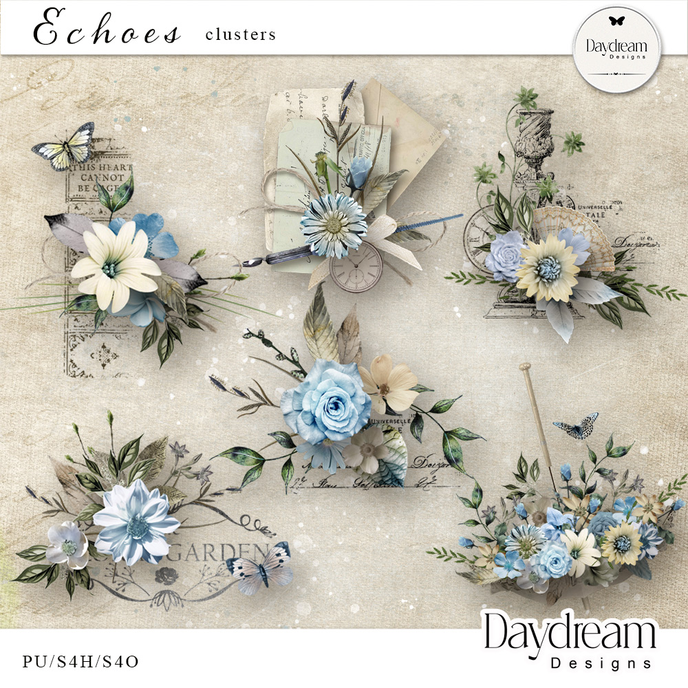 Echoes Clusters by Daydream Designs  