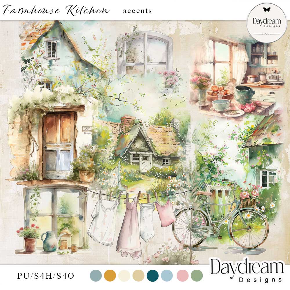 Farmhouse Kitchen Accents by Daydream Designs   