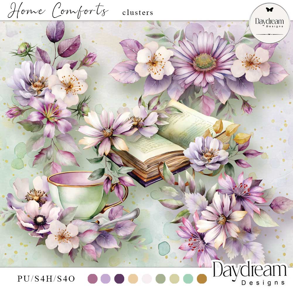 Home Comforts Clusters by Daydream Designs    