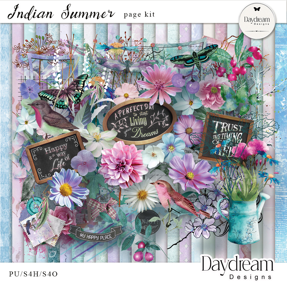 Indian Summer Page Kit by Daydream Designs    