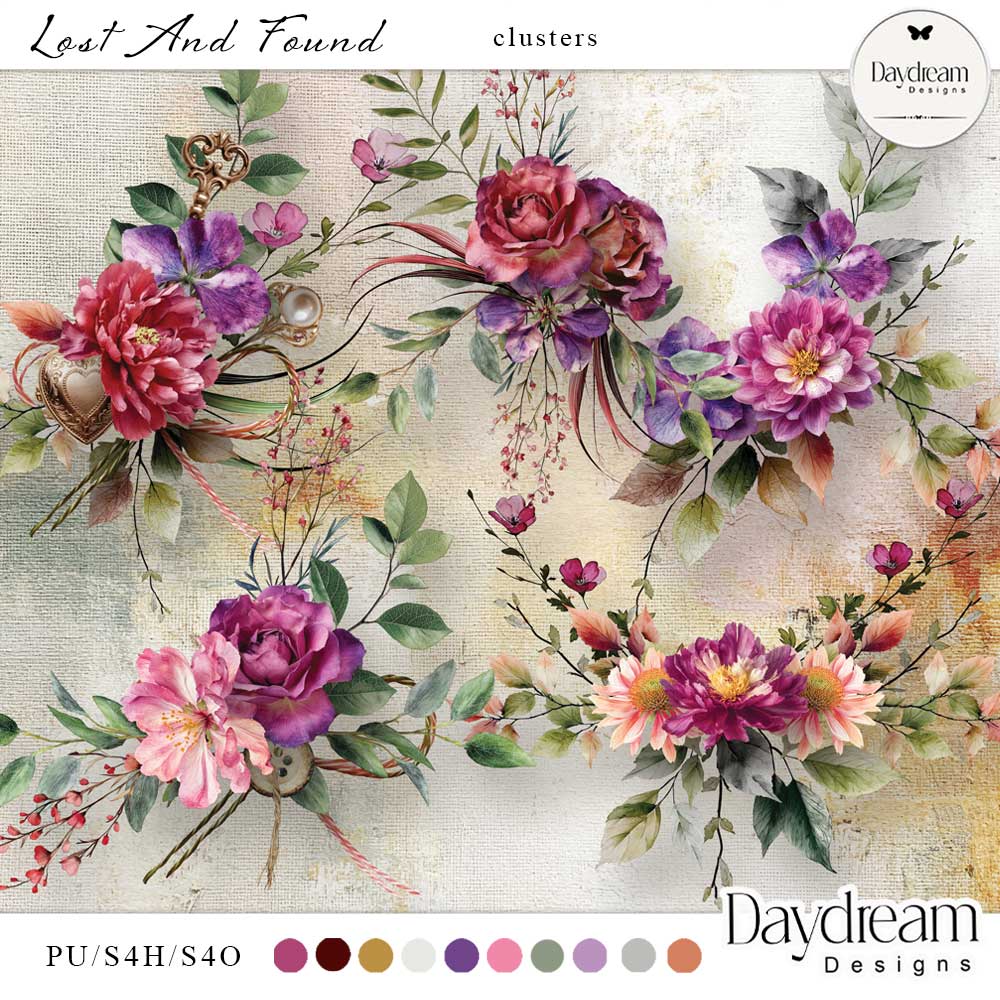 Lost And Found Clusters by Daydream Designs    