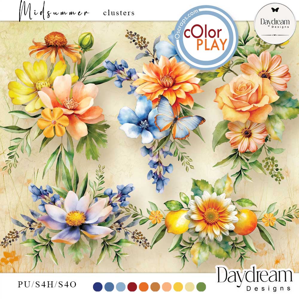 Midsummer Clusters by Daydream Designs    