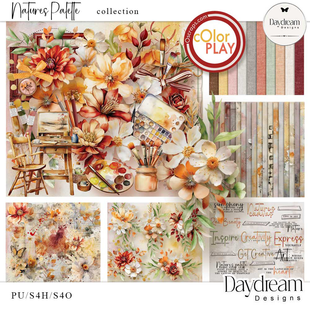 Natures Palette Collection by Daydream Designs   