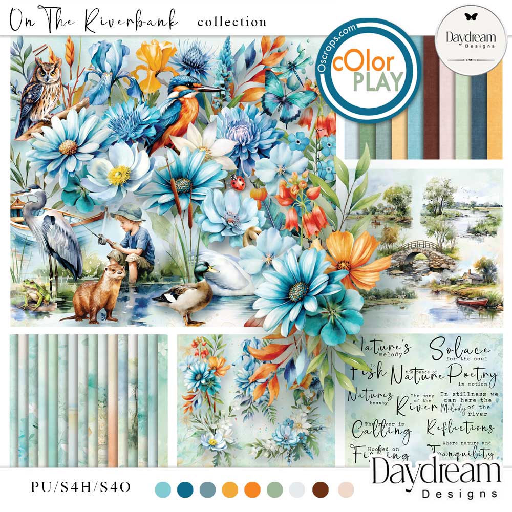 On The Riverbank Collection by Daydream Designs  