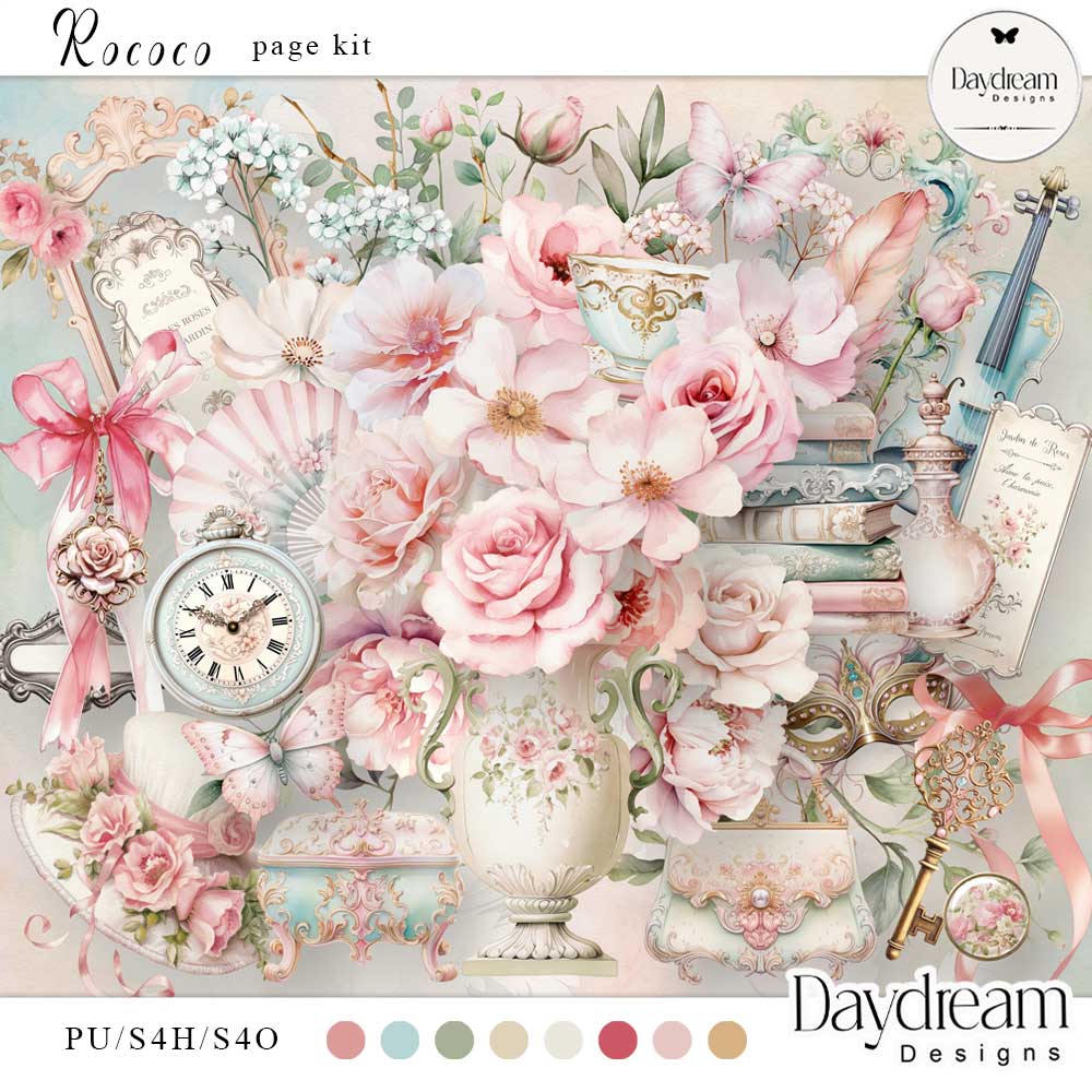 Rococo Page Kit by Daydream Designs     