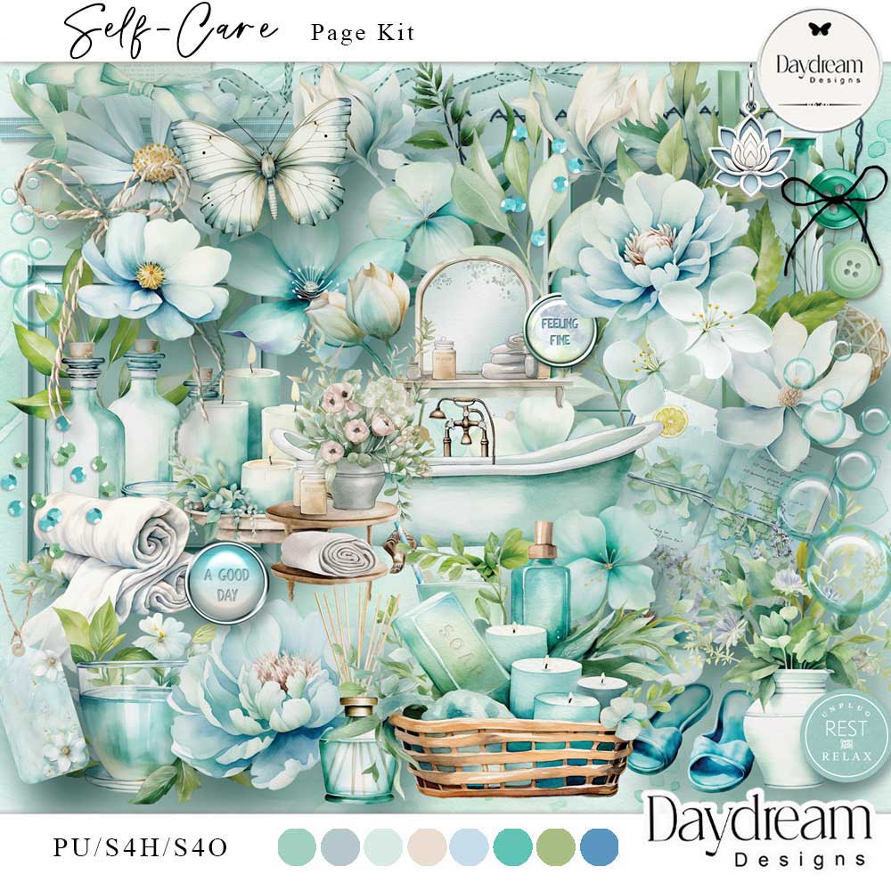 Self Care Page Kit by Daydream Design    