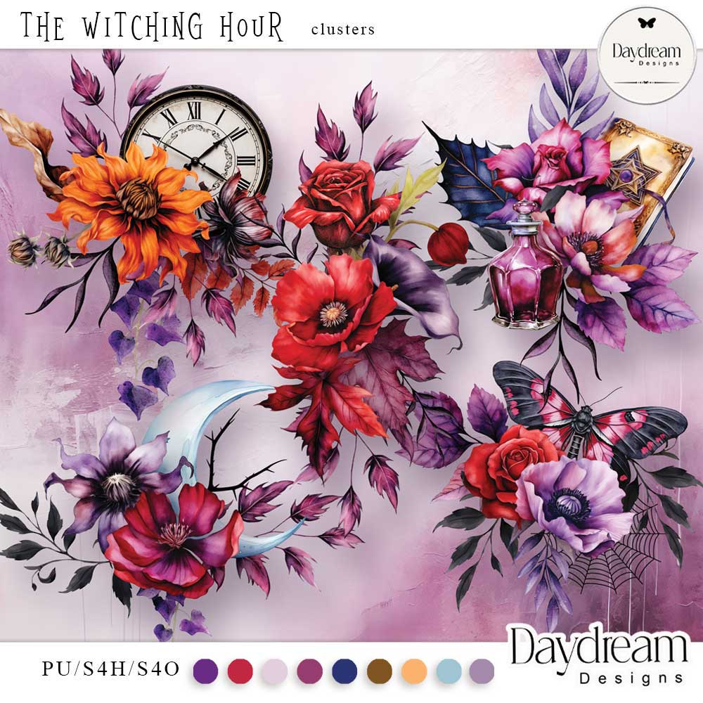 The Witching Hour Clusters by Daydream Designs  