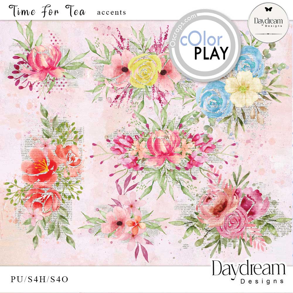 Time For Tea Accents By Daydream Designs    