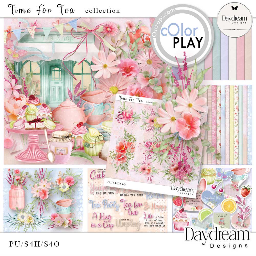 Time For Tea Collection By Daydream Designs    