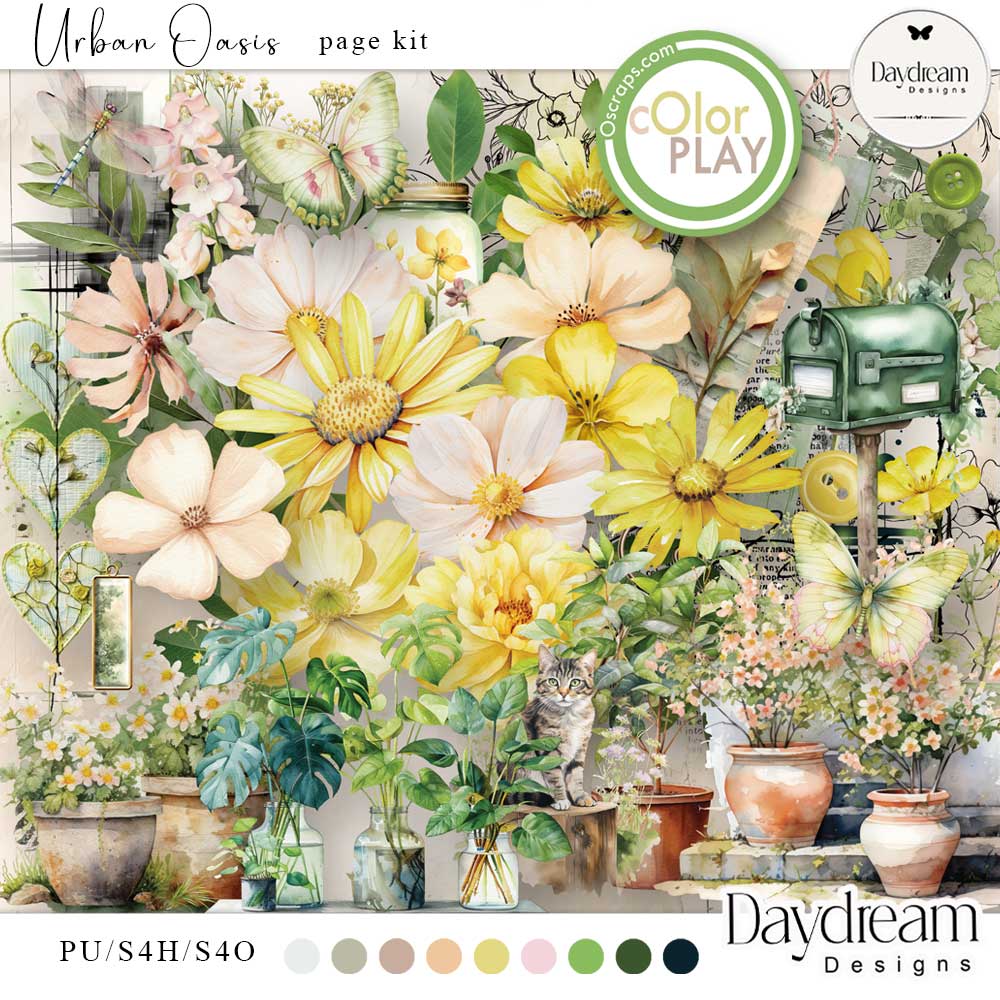 Urban Oasis Page Kit by Daydream Designs     