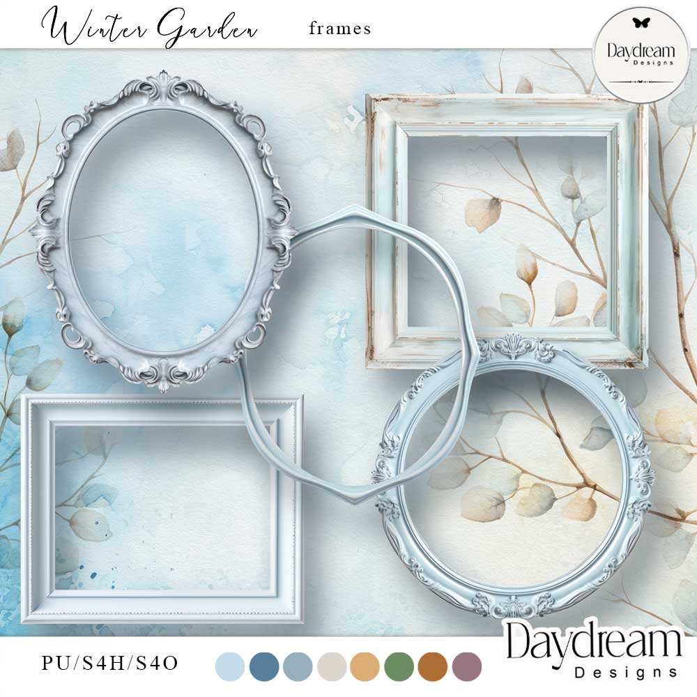 Winter Garden Frames by Daydream Designs  