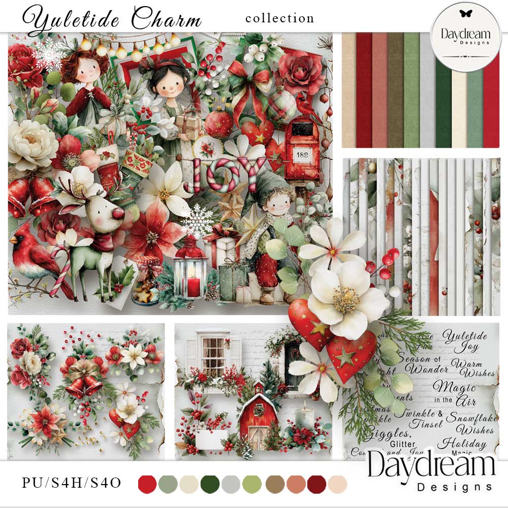 Yuletide Charm Collection by Daydream Designs   