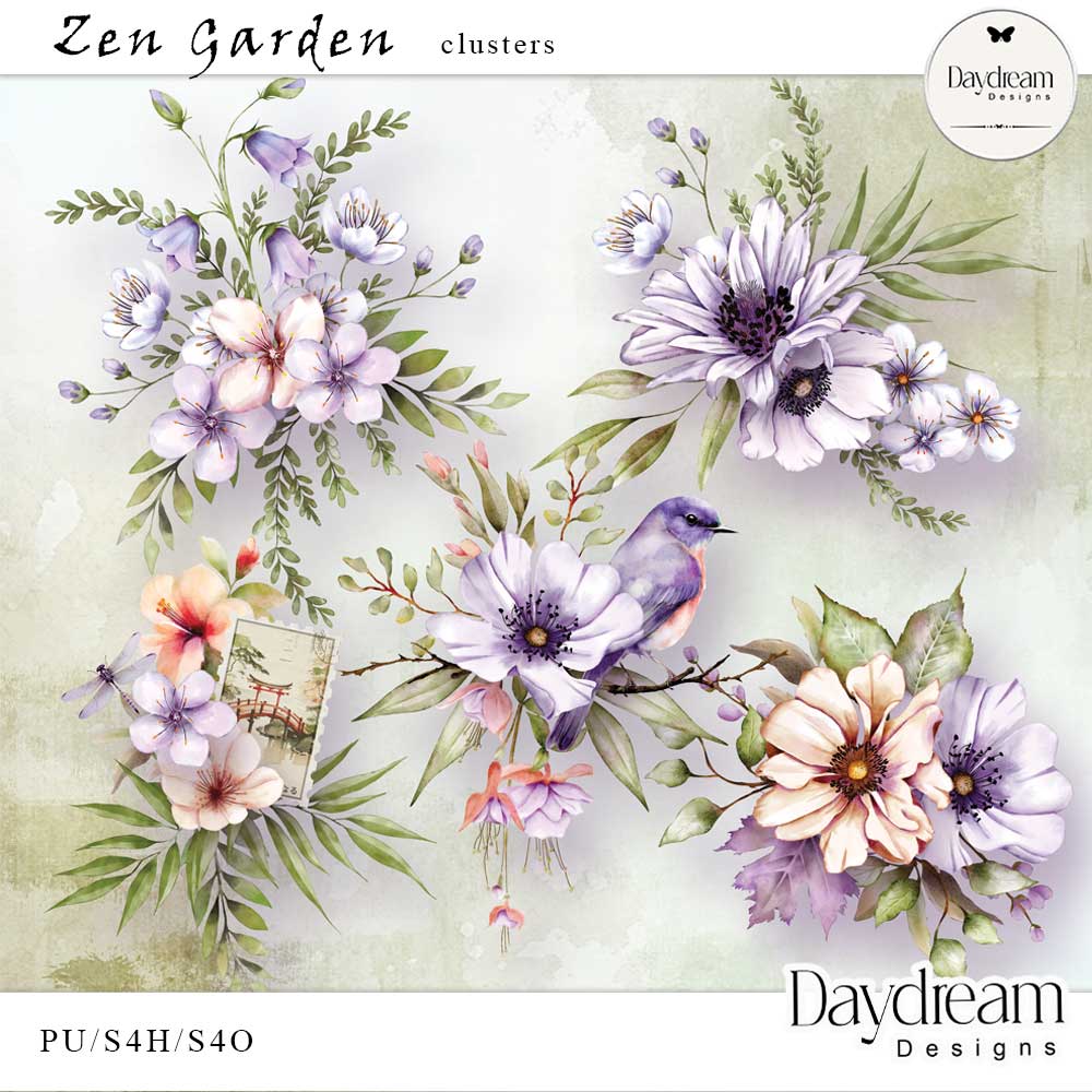 Zen Garden Clusters by Daydream Designs  