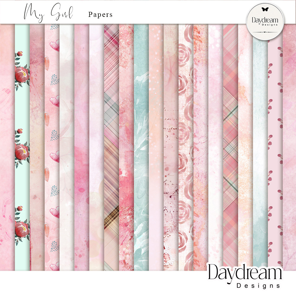 My Girl Mixed Papers by Daydream Designs