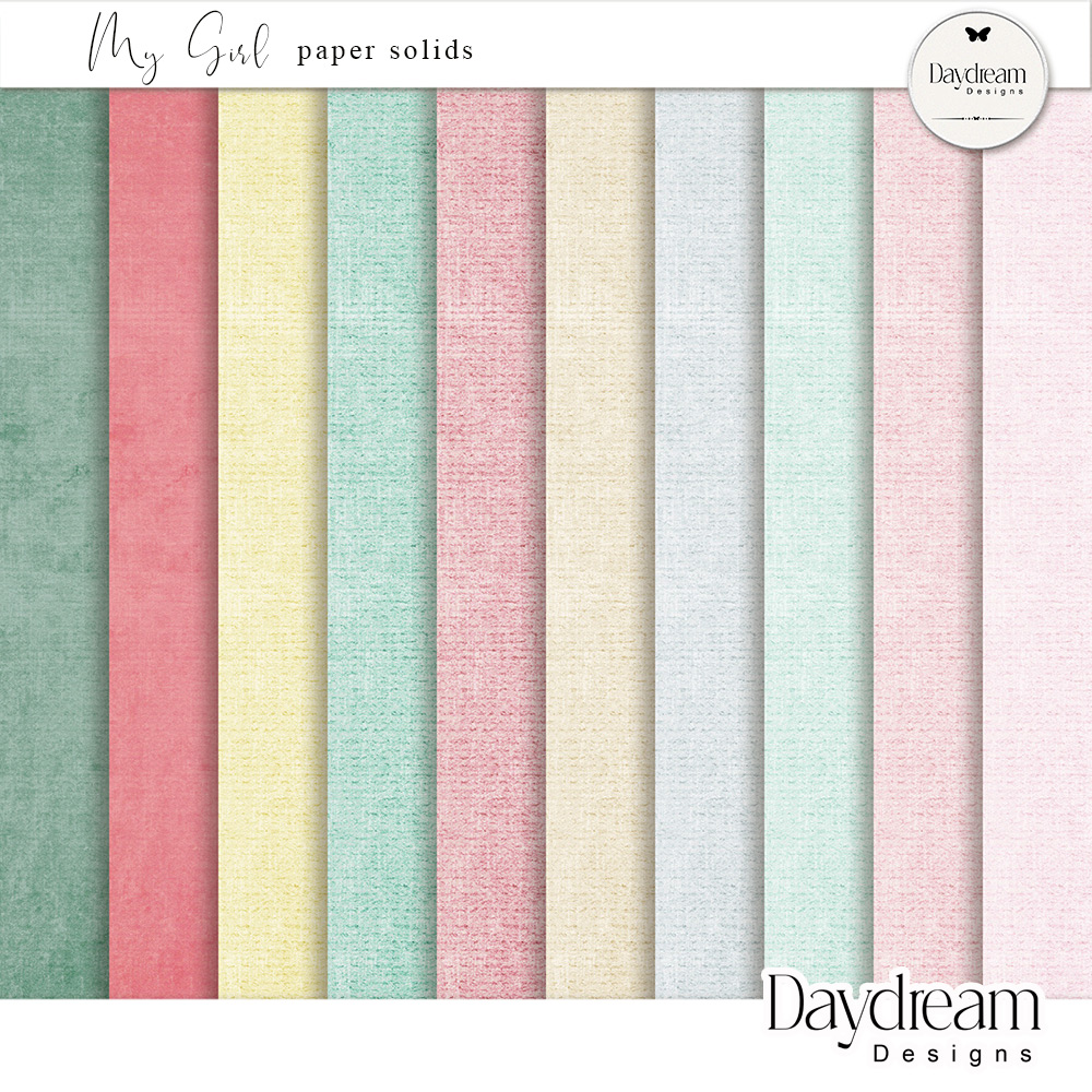 My Girl Paper Solids by Daydream Designs