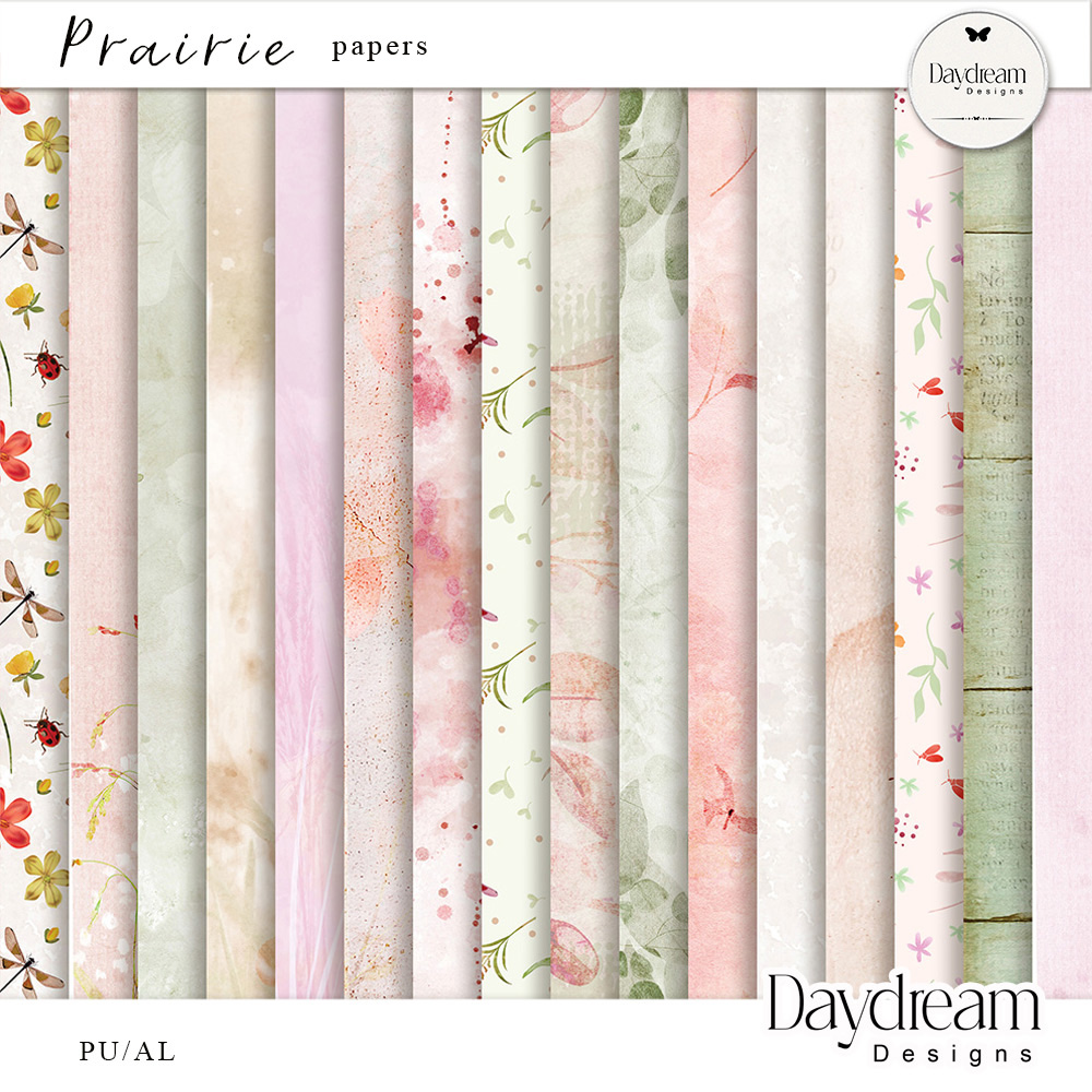 Prairie Artistic Papers by Daydream Designs