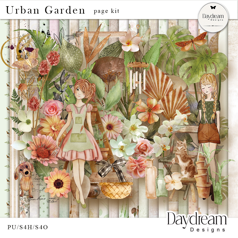 Urban Garden Page Kit by Daydream Designs