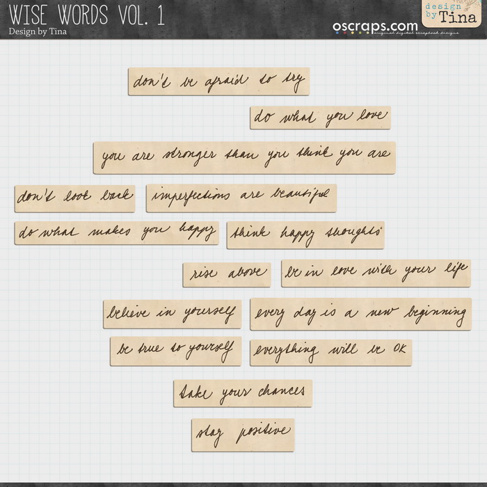 Wise Words Vol. 1 Wise Words Vol. 1