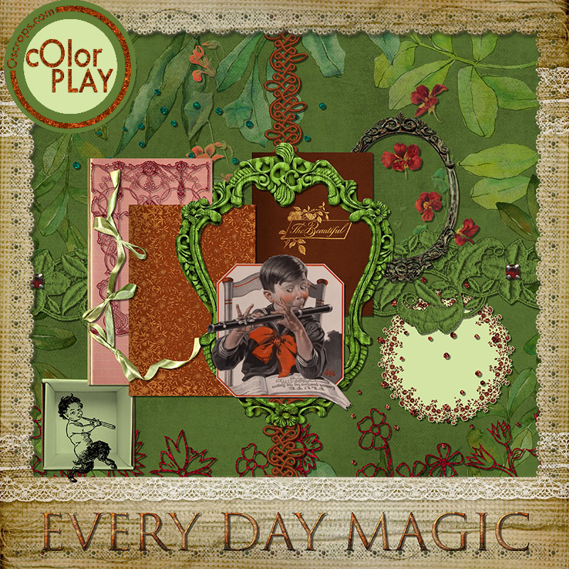Everyday Magic - Oscraps Febrary Color Play by Idgie's Heartsong