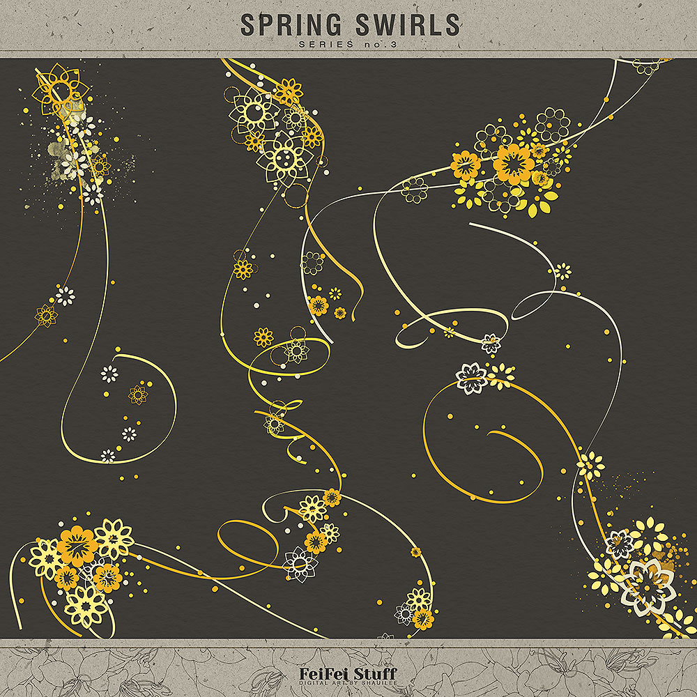 Spring Swirls No.3 by FeiFei Stuff