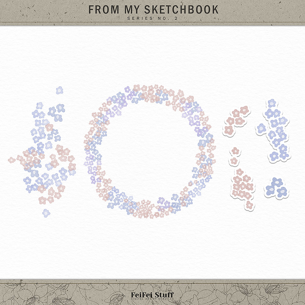 FREEBIE - From My Sketchbook No.2 by FeiFei Stuff