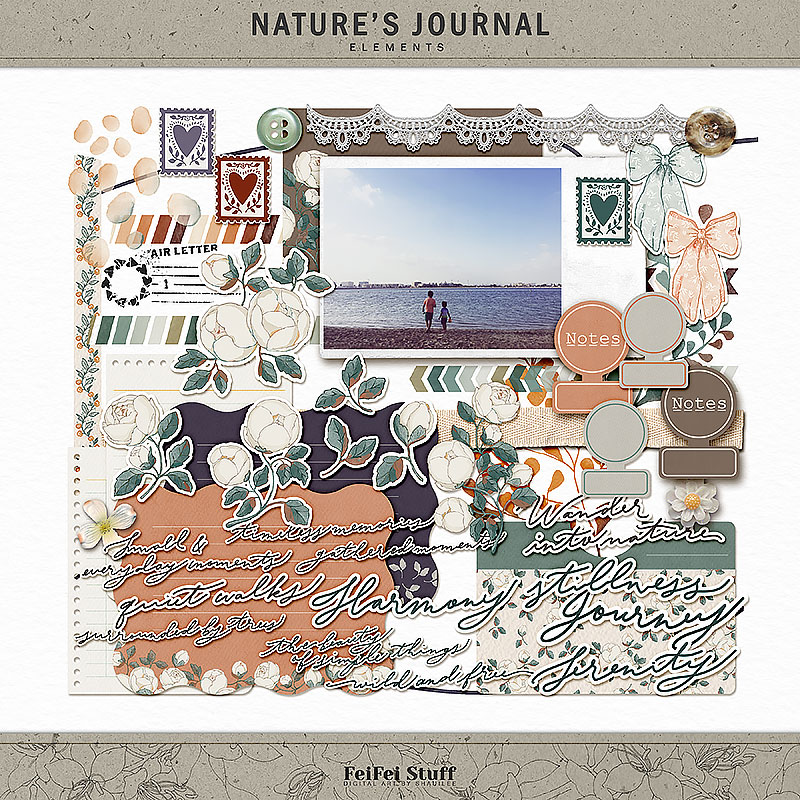 Nature's Journal Element Pack by FeiFei Stuff