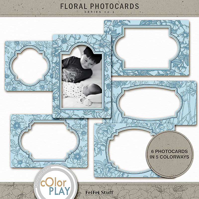 Floral Photocards No.1 by FeiFei Stuff