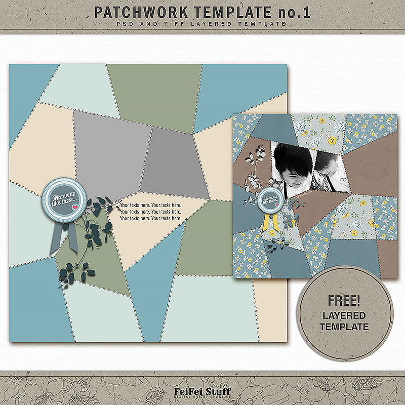 Patchwork Template No. 1 by FeiFei Stuff