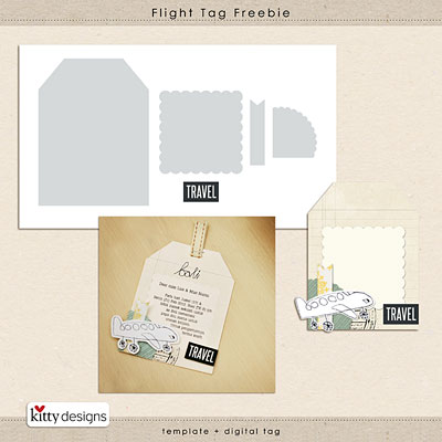 Flight Tag Freebie