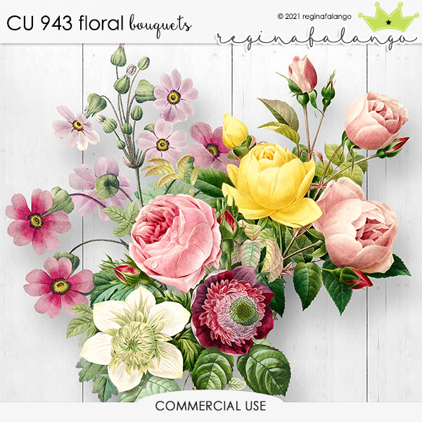 CU 943 FLORAL bouquets