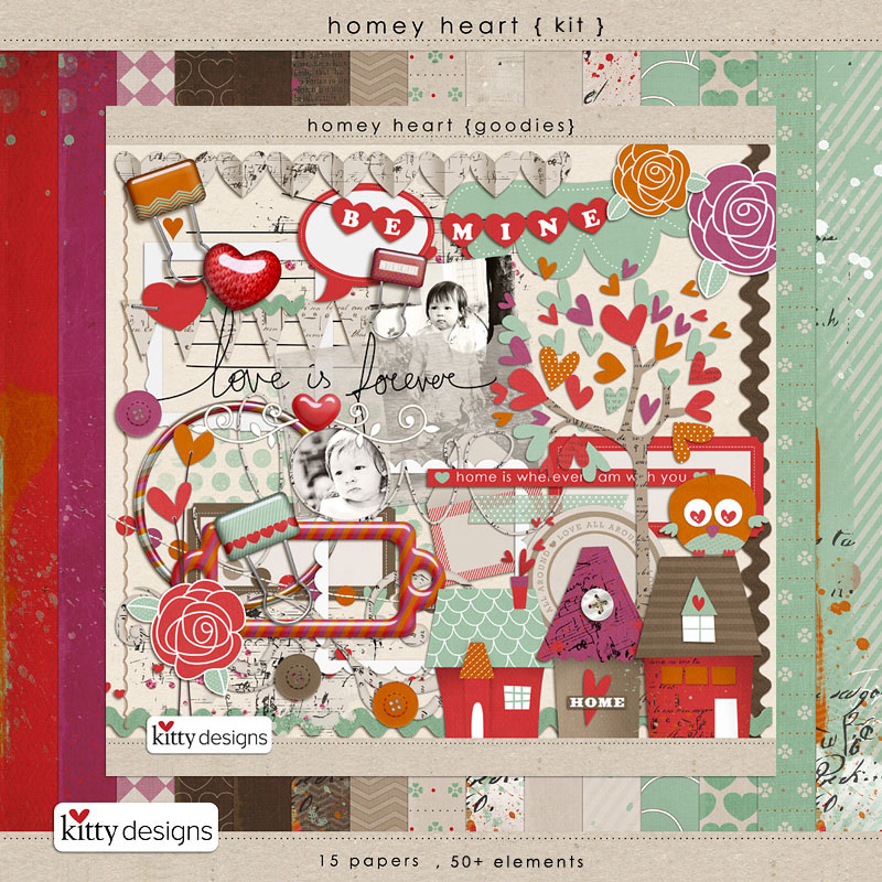 Homey Heart Kit by Kitty Designs